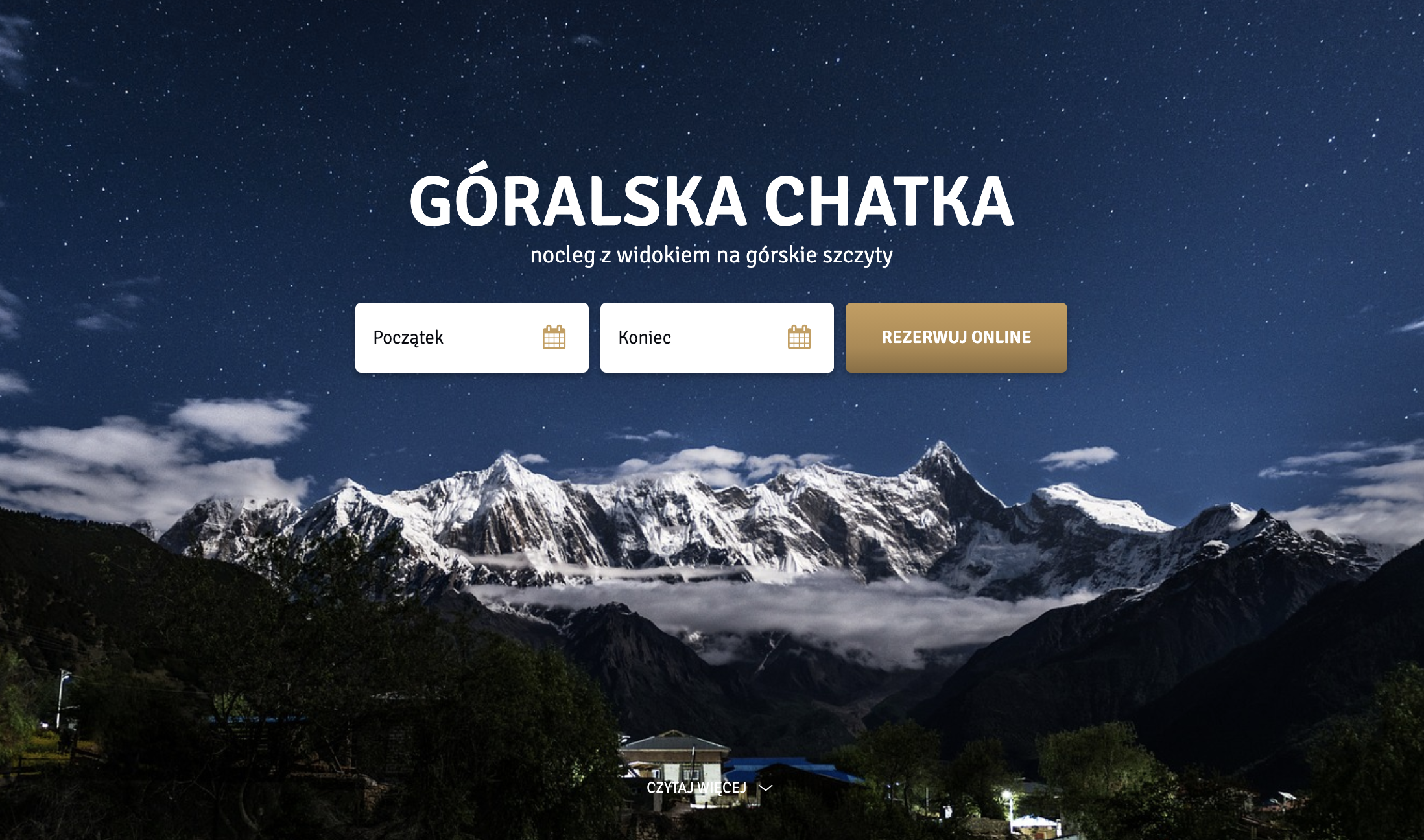 wyszukiwarka rezerwacji - strona główna